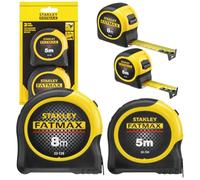 Stanley Mètre ruban FatMax FMHT31725-0 5 m & 8 m - Lot de 2