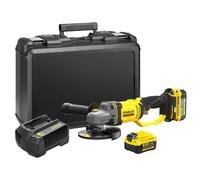 STANLEY FATMAX Meuleuse sans fil 18V 125mm V20 2 batteries SFMCG400M2K-QW