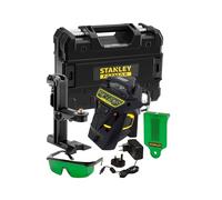 Niveau laser multiligne X3G-360° vert avec 1 batterie intégrée en coffret - Stanley Fatmax - ® FMHT1-77356