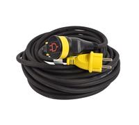 STANLEY FATMAX Prolongateur Chantier 16 T avec Clapet, IP44. Câble HO7RN-F 3G1, 5mm², Longueur 5 Mètres -