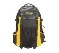STANLEY FATMAX Sac à Dos Porte-Outils à Roulettes - Nylon Ultra Résistant 600 Deniers - Multipoches - Double Fermeture Zip - Roues Robustes et Maniables - Poignée Télescopique 1-79-215
