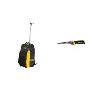 Stanley - FatMax Sac à Dos Porte-Outils à Roulettes - Nylon Ultra Résistant 600 Deniers - Multipoches & Scie pour Usage Général - Découpe du Plâtre - 8 Dents/Pouce - Denture Triple Biseaux