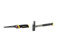 STANLEY FATMAX Scie pour Usage Général - Découpe du Plâtre - 8 Dents/Pouce - Denture Triple Biseaux - 3 Angles de Blocage & STHT0-54159 Marteau de menuisier, Gris