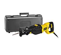 Stanley FATMAX Scie Sabre Filaire et Compacte 1050W 3500 cps/mn Longueur de Course 28 mm Coupe Rapide Semelle Ajustable Changement de Lame Sans Outils Câble Caoutchouc 4m Gamme FATMAX FME365K-QS