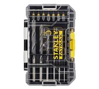 Stanley STA88554 FatMax Set de forets pour le métal et d'embouts, 19 pieces