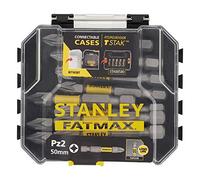 STANLEY - FatMax STA88572-XJ, Black and Decker Coffret 10-Piece Embouts de vissage Impact 50 mm Pz2