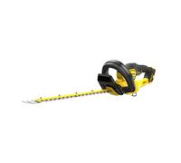 STANLEY FATMAX Taille-haie à batterie lithium longueur lame 55 cm, poignée ergonomique 18 V 4,0 Ah, SFMCHT855M1-QW, Yellow/Black