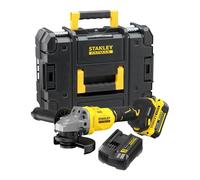 Stanley Meuleuse d'angle SFMCG710M1T-QW FATMAX V20 125 mm Brushless 18V 1x 4Ah Kit Pro-Stack