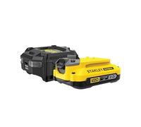 STANLEY FATMAX V20 Pack de Batterie 2,0 Ah et Chargeur 1,25 A, 18 V, SFMCB10D1-QW