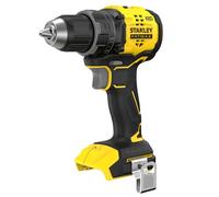 STANLEY FATMAX V20 Perceuse-visseuse sans fil et brushless à 2 vitesses, sans batterie ni chargeur, 18V, SFMCD714B-XJ