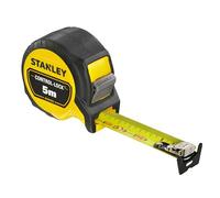 STANLEY Flexómetro Control-Lock 5m x 25mm - Outil Précis pour Artisans et Bricoleurs - Mesures Fiables pour Tous Vos Projets