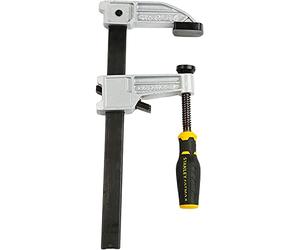 Stanley Fmh0-83246 Serre-Joint À Vis Gamme FatMax - Travaux De Précision - Système De Verrouillage - Poignée Bi Matière Soft Grip - Mâchoire 80Mm - Capacité De Serrage 600Mm