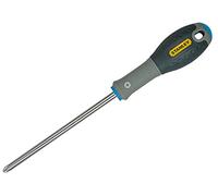 STANLEY Fmht0-62646 Tournevis Pointe Pozidriv Gamme FATMAX - Fabriqués En France - Lame En Acier - Sablage De L'Empreinte - Poignée Soft Grip - Liaison Quasi Incassable - Finition Anticorrosion