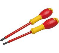 Stanley Jeu de 2 tournevis FATMAX FMHT0-62648 – borniers isolés 1000 V Phillips PH1x100+PH2x125