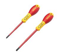 Stanley Jeu de 2 tournevis FATMAX FMHT0-62649 isolés 1000V Pozidriv PZ1x100/PZ2x125