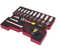 STANLEY Fmht0-74296 Jeu De Douilles Gamme FATMAX - Iso 2936 - Acier - 48 Pièces