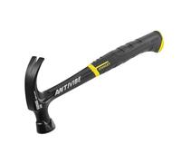 Stanley Fmht1-51277 Marteau Arrache-Clous Gamme FatMax - Tête Compacte Plus Légère Et Efficace - Tête Avec Zone De Frappe - Moins De Vibration - Grip Anti-Dérapant - Corps En Acier Forgé Noir/Jaune