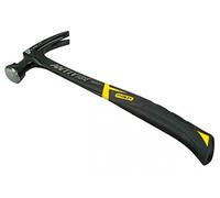 Stanley Fmht1-51278 Marteau Arrache-Clous Gamme FatMax - Tête Compacte Plus Légère Et Efficace - Tête Avec Zone De Frappe - Moins De Vibration - Grip Anti-Dérapant - Corps En Acier Forgé Noir/Jaune