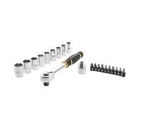 Stanley Coffret FMMT82681-0 21 pièces 1/2'' – Douilles, cliquet 120 dents et embouts