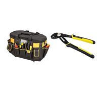 Stanley Fmst1-70749 Sac A Outils Semi-Rigide Gamme Fatmax - Structure Volumineuse & Pince Multiprise À Verrouillage Gamme FatMax - Mâchoire Renforcée Par Induction - Bouton Pushlock 17 Positions