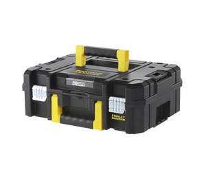 STANLEY FMST1-71966 Mallette Tstak/PRO-STACK Gamme FATMAX - Résistant - Corps Polypropylène - Attaches Métalliques Anticorrosion - Plateau Mousse Modulable