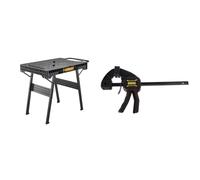 Stanley Fmst1-75672 etabli Pliable Gamme Fatmax - Large Surface de Travail & Fmht0-83232 Serre-Joint M 150 Gamme FatMax - Travaux De Précision - Patin De Protection Amovibles