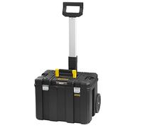 STANLEY FMST1-75753 Servante Mobile Tstak/PRO-STACK Gamme FATMAX - Grand Volume - Roues 18Cm - Poignée Bi Matière - Larges Attaches Métalliques - Anticorrosion