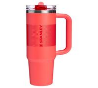 Stanley - Gobelet Quencher Pro Tour à paille rabattable 30 onces - Hot | Paille intégrée et poignée | Compatible porte-gobelet pour le voyage | Gobelet isotherme en acier inoxydable sans fuite |