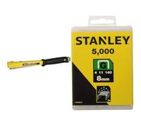 Stanley HAMMER TACKER + Stanley 1-TRA705-5T Lot de 5000 agrafes robustes de type G 8 mm