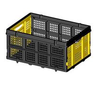 Stanley Hand Trucks Klappbox 25 kg 50 l noir, jaune (L x B x H) 568 x 410 x 272 mm