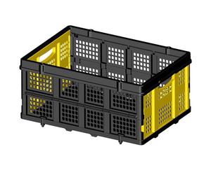 Stanley Hand Trucks Klappbox 25 kg 50 l noir, jaune (L x B x H) 568 x 410 x 272 mm