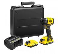Stanley SFMCF820D2K-QW FatMax V20 Clé a chocs a trois vitesses 1/4" (18V/2x2,0Ah), coffret