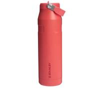 Bouteille Stanley IceFlow avec couvercle à rabat et paille – 1 100 ml, Hot Coral