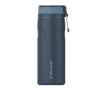 Stanley IceFlowBottle Twist Flip 0.47L - 12 Heures Froid - 3 Jours Glacé - Lavable Au Lave-Vaisselle - Acier Inoxydable Recyclé - Sans BPA - Isolation Sous Vide - Navy