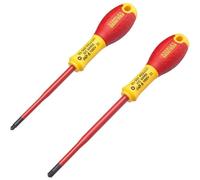 Stanley Jeu de 2 tournevis FATMAX FMHT0-62649 isolés 1000V Pozidriv PZ1x100/PZ2x125