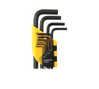 STANLEY Jeu de 9 clés mâles courtes 1-13-929 – Gamme Pro têtes sphériques 1,5–10 mm