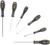 STANLEY Fmht0-62626 Coffret De 6 Tournevis Électricien/Philips Gamme FATMAX - Fabriqués En France - Lame En Acier - Sablage De L'Empreinte - Poignée Soft Grip - Quasi Incassable - Anticorrosion