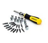 Stanley Tournevis à cliquet avec douilles 054925 – 29 pièces (Import Grande-Bretagne)