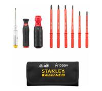 Stanley Jeu de tournevis Stanley Multi-Bit 1000V Quantité:1