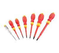 Stanley Tournevis isolés VDE STHT60031-0 – jeu de 7 pièces (plats, PZ, testeur)