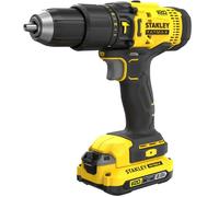 Stanley KIT V20 Li-Ion 18V : SFMC711 Marteau perforateur, set de 50 pièces, 2 x 2Ah Li-Ion batteries et pochette