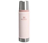 Stanley : la bouteille classique légendaire – 590 ml, finition martelée « quartz rose »