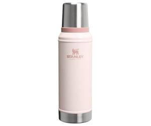 Stanley : la bouteille classique légendaire – 940 ml, finition martelée « quartz rose »