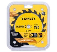 Stanley - Lame de scie circulaire à bois 150x16 mm, 18 dents STA13080-XJ