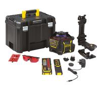 Stanley - Laser rotatif avec récepteur et accessoires, rouge, portée 600 m, batterie intégrée, chargeur FMHT77447-1