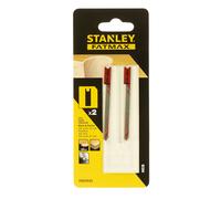 STANLEY Lot de 2 lames scie sauteuse HCS coupe courbe attache U 2,00x75mm STA25532-XJ