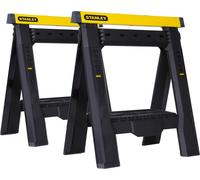 STANLEY Lot de 2 tréteaux pliables télescopiques charge max. 450 kg