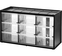 Stanley Mallette de rangement (L x l x H) 36.5 x 15.5 x 21.3 cm Nombre de compartiments: 9 Contenu 1 pc(s)