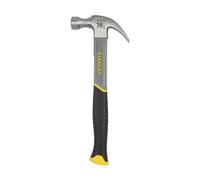 STANLEY Marteau arrache-clou en fibre de verre 450 g, STHT0-51309 | Poignée bi-matière pour le confort et antidérapante, tête en acier à haute teneur en carbone forgé, équilibrage optimal