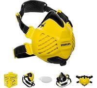 STANLEY Masque Anti-Poussière Demi-Masque Respiratoire Noir/Jaune